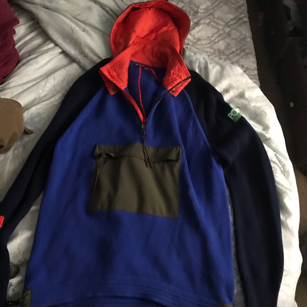 POLO Pullover w/ Detachable Hood
